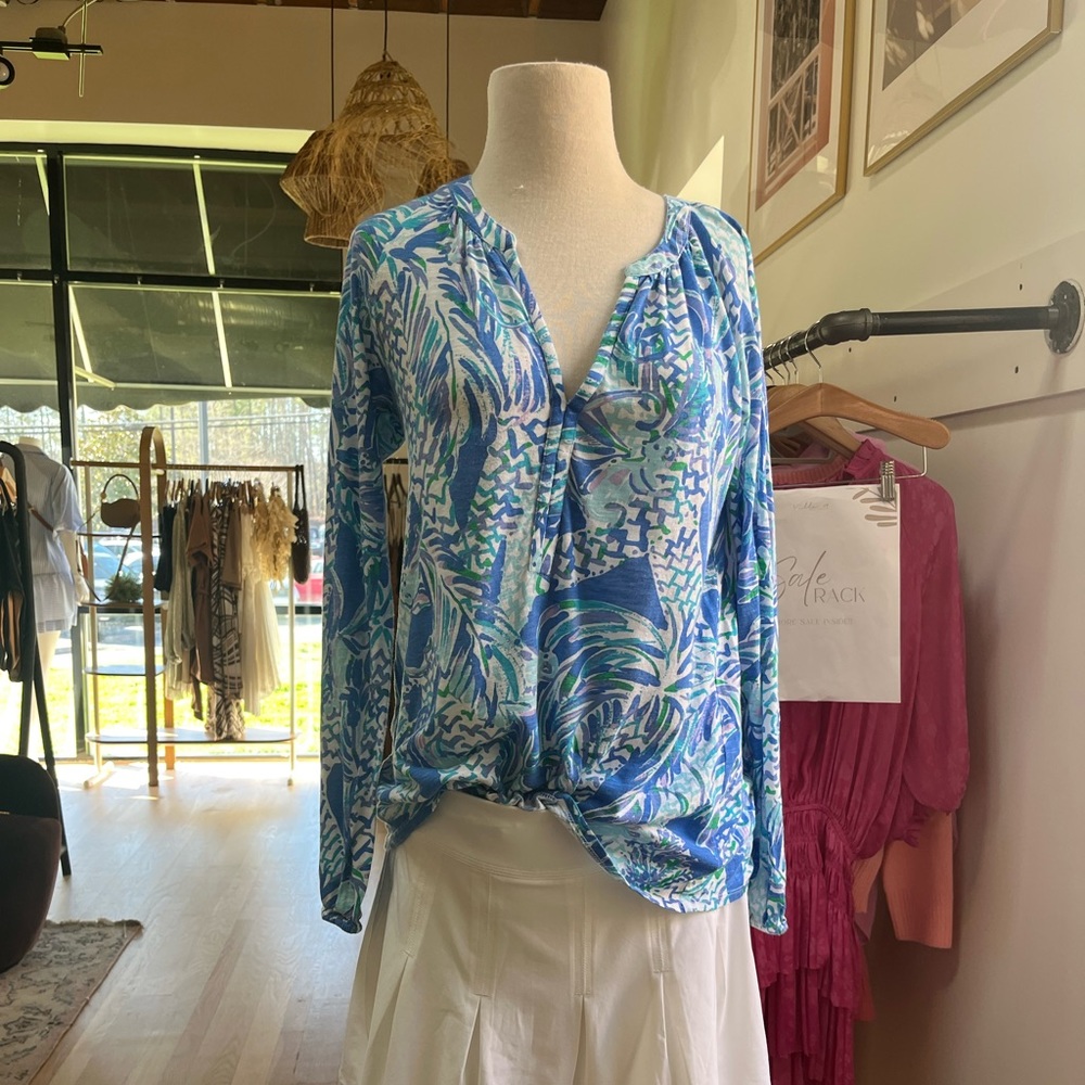 Lilly Pulitzer 🏝️ Canopy Chaos, Resort White, Small, EUC